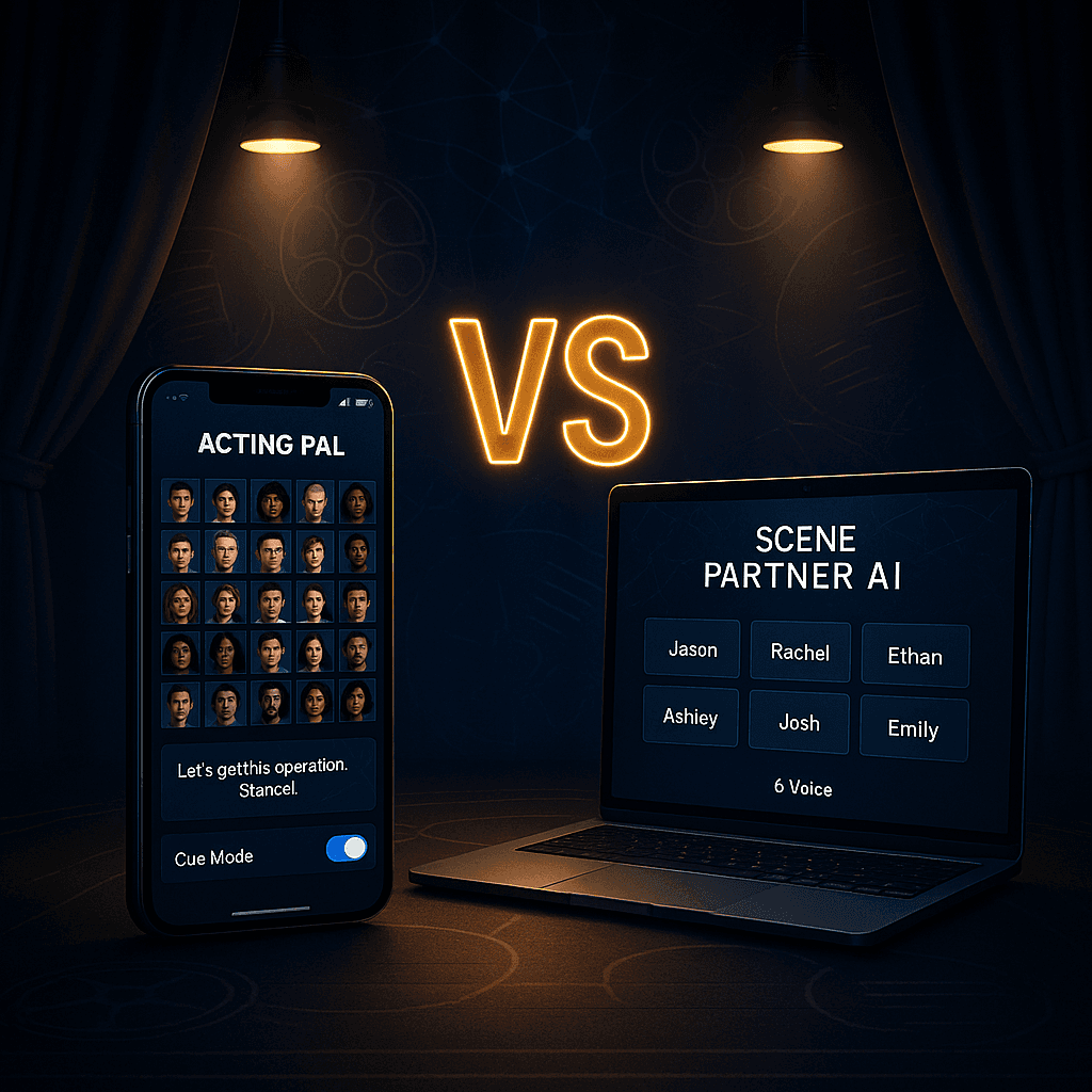 Scene Partner AI Alternative: Acting Pal - AI Self Tape Reader for iOS & Android