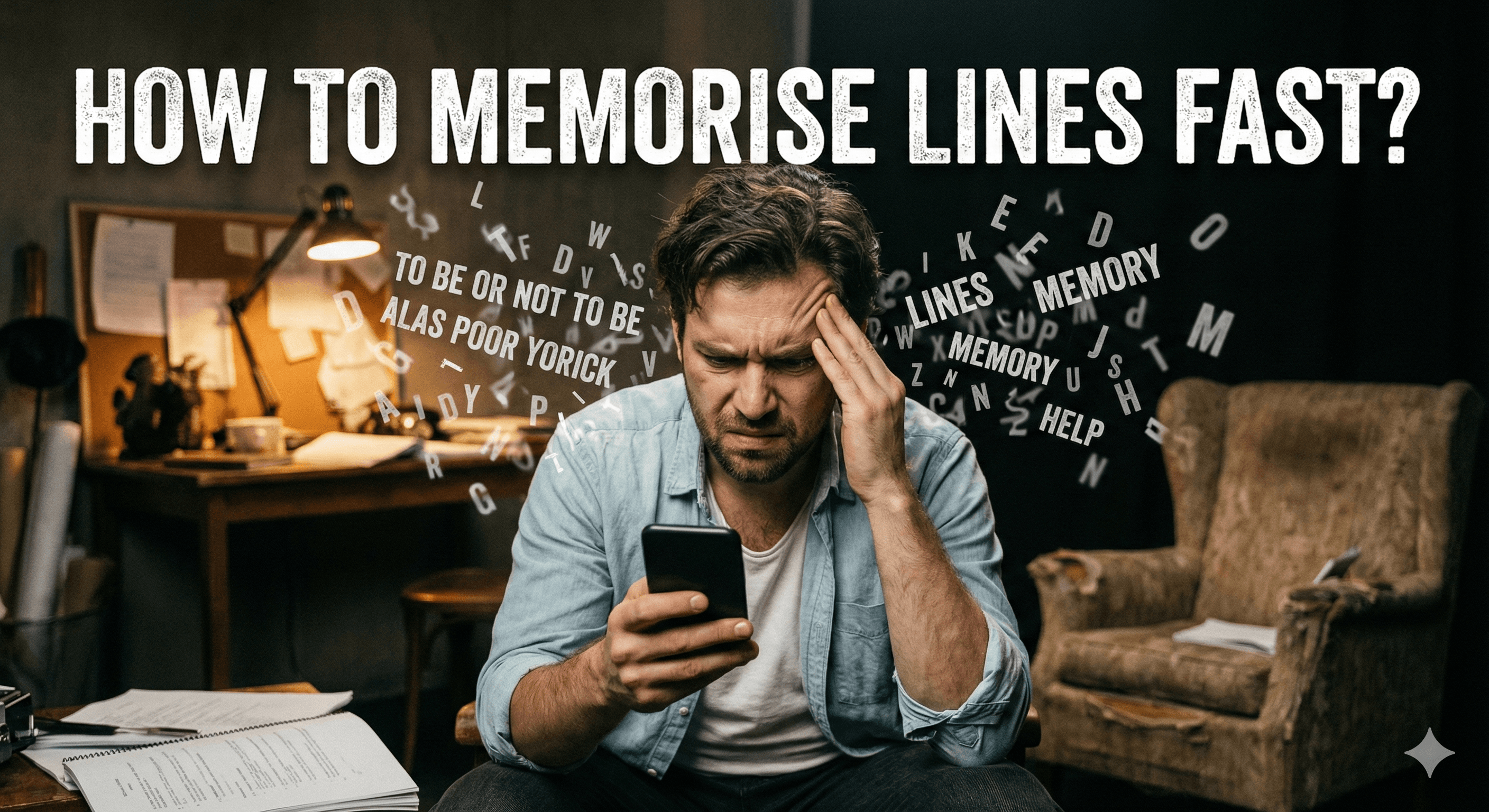 How to Memorise Lines Fast with AI: First-Letter Technique & Memorisation Mode